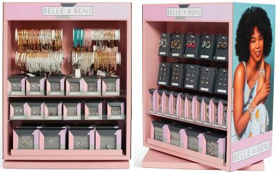Kurate International enhances Belle & Beau travel retail proposition with space-efficient countertop spinner